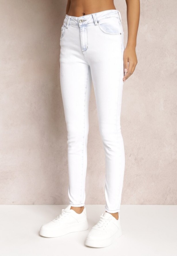 Jasnoniebieskie Jeansy Skinny Raianna