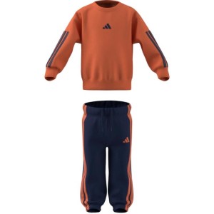 Dres Adidas Essentials Pomarańczowo-Niebieski 2-częściowy
