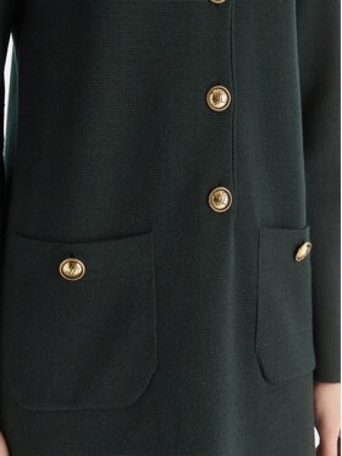 Luisa Spagnoli Sukienka dzianinowa Magilla 100109 Zielony Regular Fit