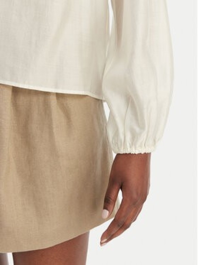 Eleh Bluzka SS260116 Biały Regular Fit