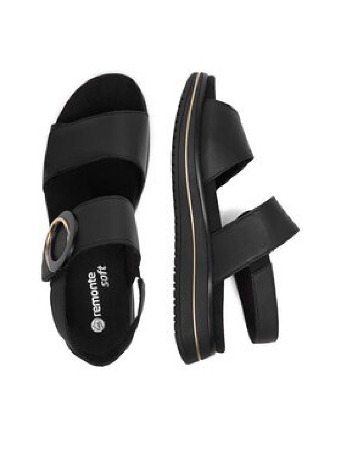 Remonte Sandały CEO-D1J63-00 Czarny