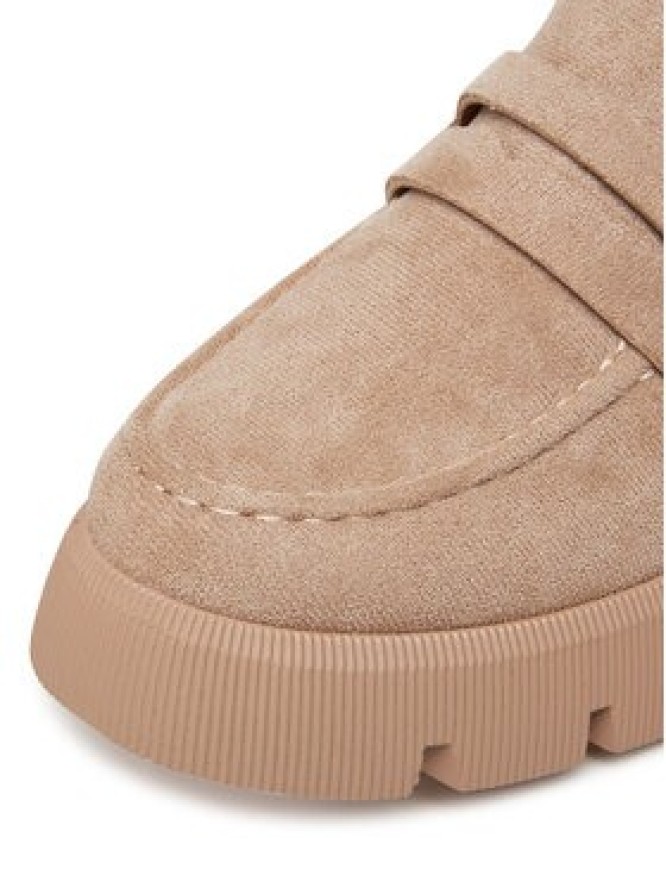 DeeZee Loafersy 8-124-1 Beżowy