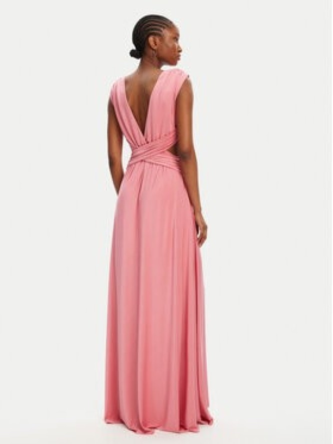 ACCESS FASHION Sukienka wieczorowa 53-3389-391 Różowy Slim Fit