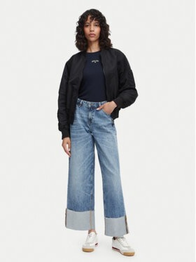 Guess Jeans Jeansy W6RA2B D5M5M Niebieski Wide Leg