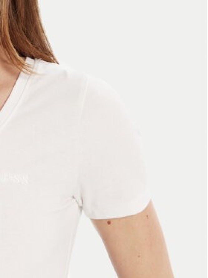 Guess T-Shirt O5RI02 KBBU1 Biały Regular Fit