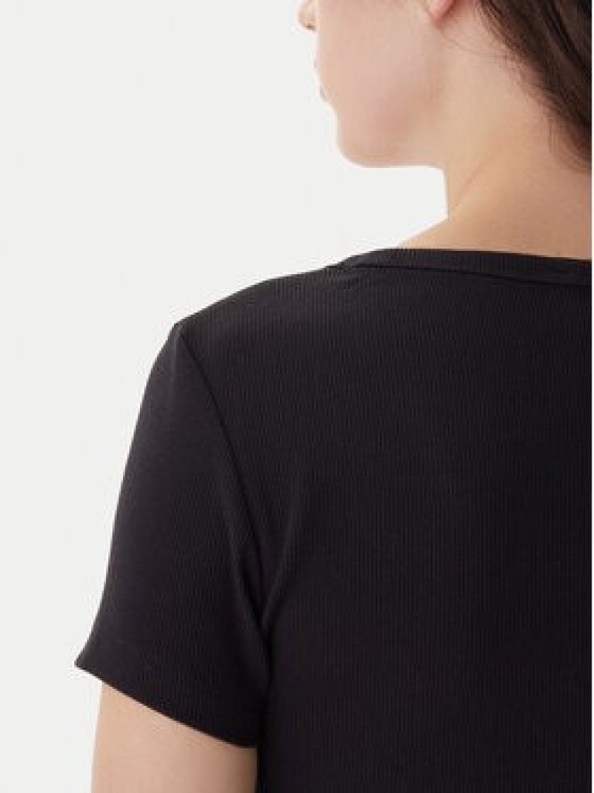 Tommy Jeans T-Shirt Essential DW0DW17385 Czarny Slim Fit