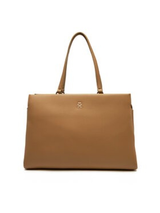 Tommy Hilfiger Torebka Th Legacy Tote AW0AW17197 Brązowy