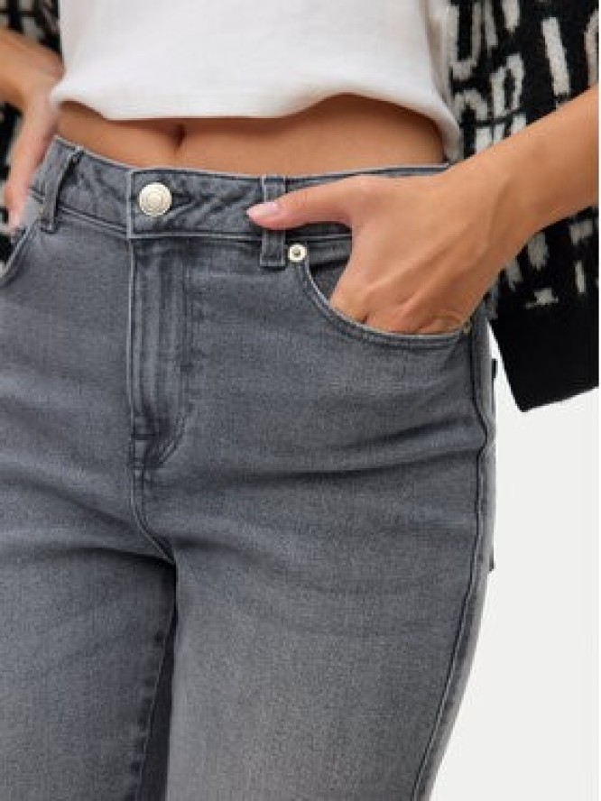 Vero Moda Jeansy Amara 10337794 Szary Straight Fit