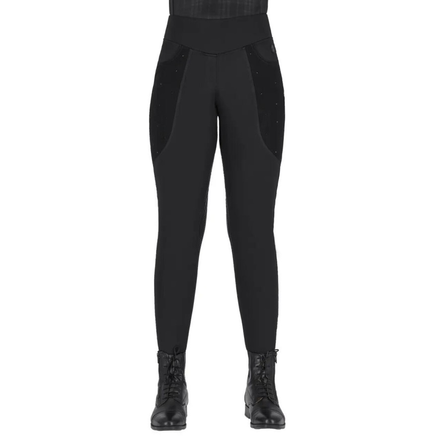 Damskie legginsy jeździeckie QHP Zahra