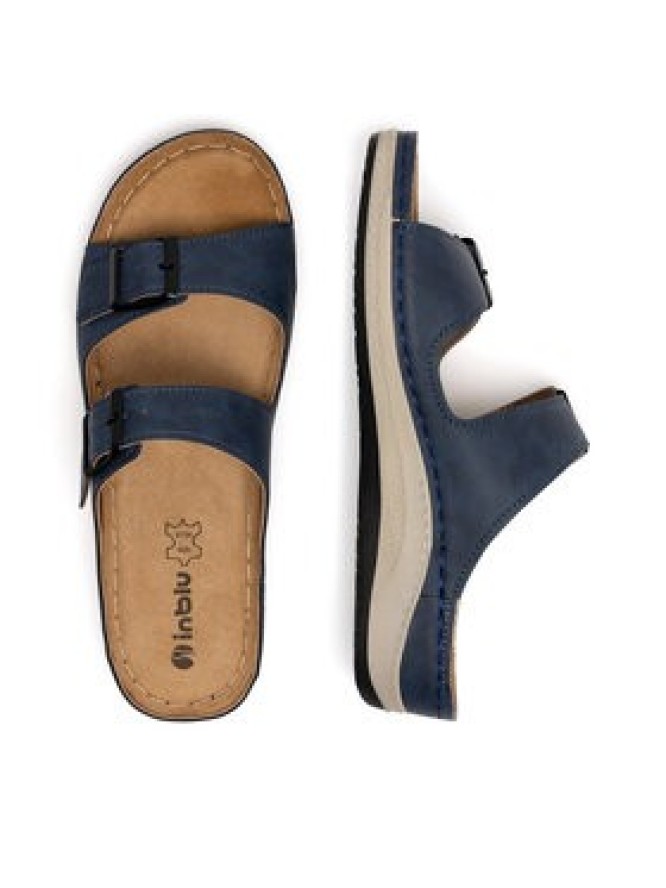 Inblu Klapki PF030100 Granatowy