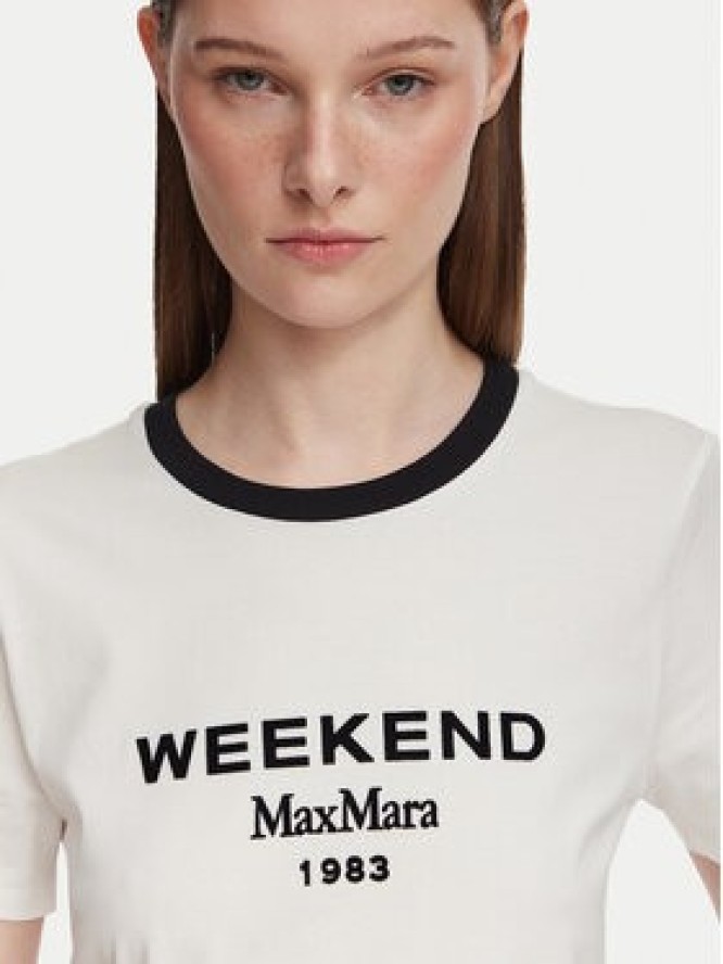 Weekend Max Mara T-Shirt Edison 2625976041 Biały Regular Fit