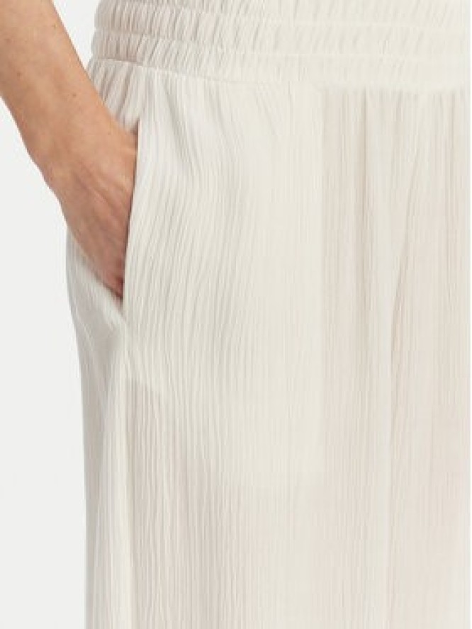 Seafolly Spodnie materiałowe Beach Edit 55699-PA Biały Relaxed Fit