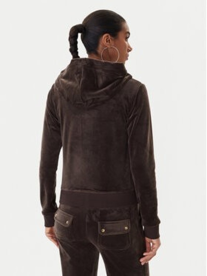 Juicy Couture Bluza Robertson JCAP176G Brązowy Slim Fit