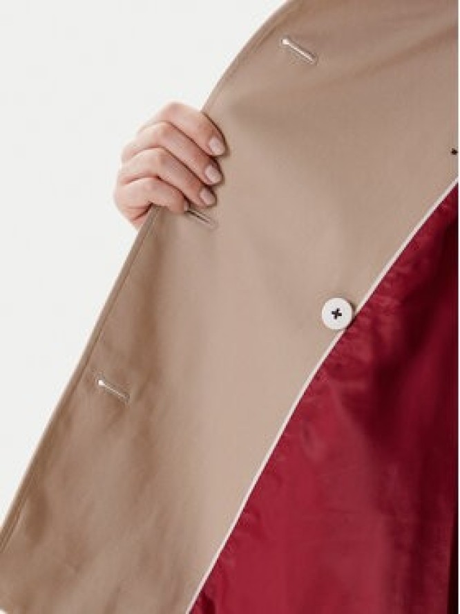Tommy Hilfiger Trencz WW0WW45618 Beżowy Regular Fit
