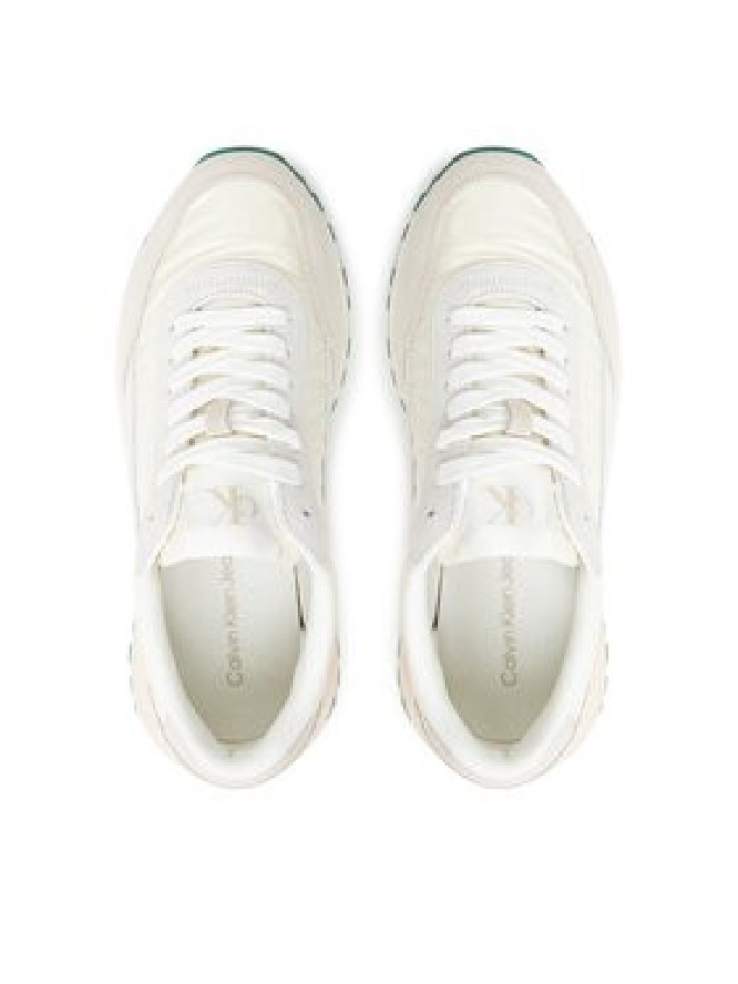 Calvin Klein Jeans Sneakersy Hike Runner Mg Nylon Perl YW0YW01963 Écru