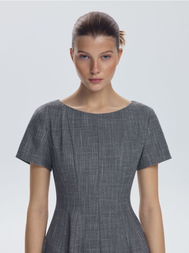 Sukienka mini - szary