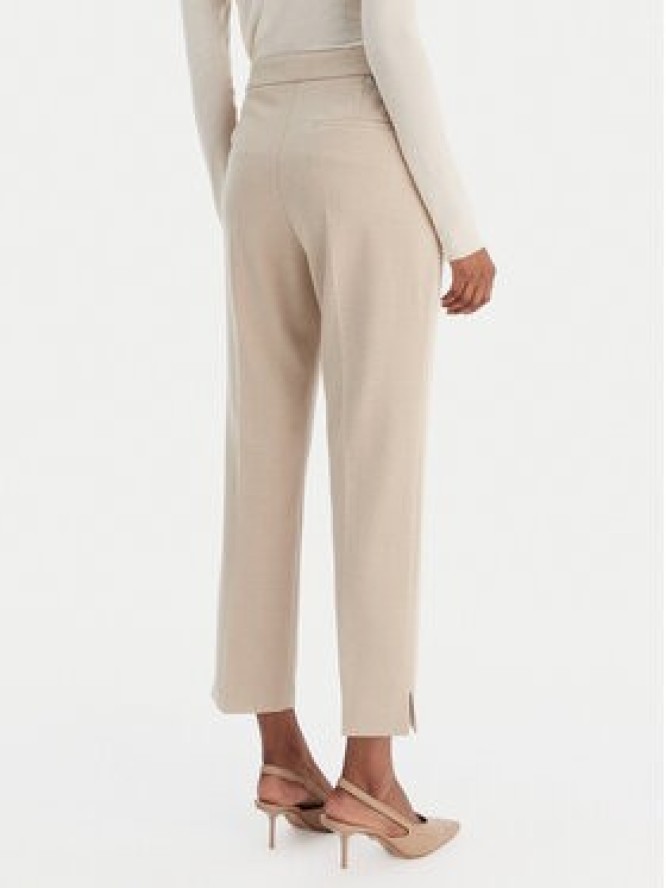 BOSS Spodnie materiałowe Tapria 50555740 Beżowy Slim Fit