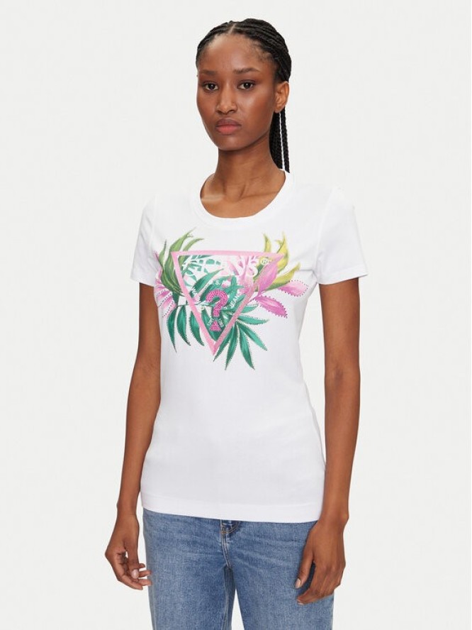 Guess T-Shirt 172941 Biały Classic Fit