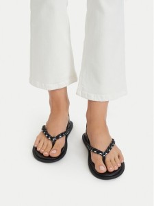 Tommy Jeans Sandały Tjw Casual Rope Sandal EN0EN02951 Czarny