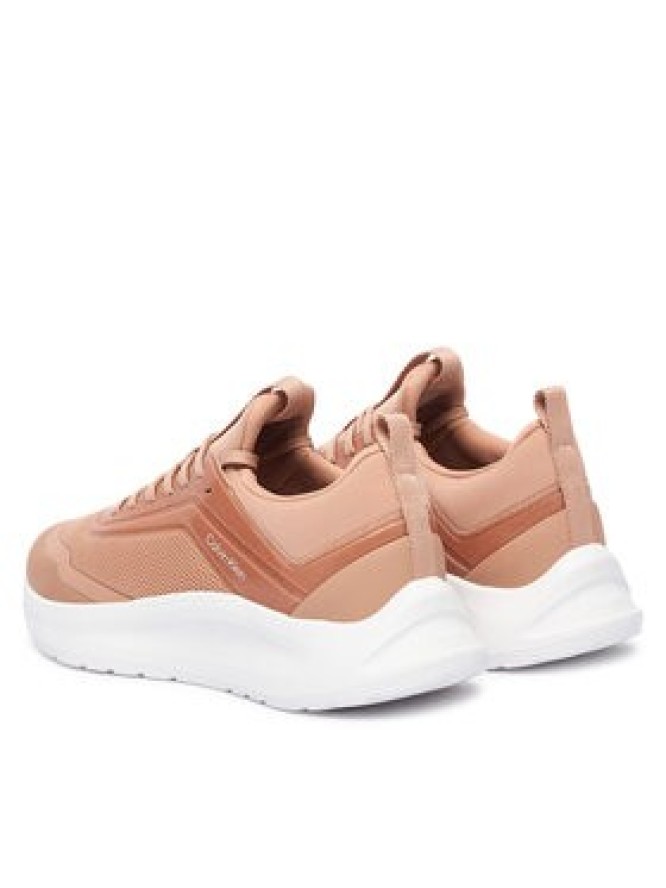 Calvin Klein Sneakersy Light Eva Run Laceup Sock Jelly HW0HW03434 Różowy