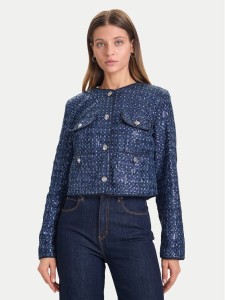 Guess Marynarka W5BN0C D0771 Granatowy Regular Fit