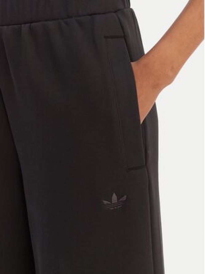 adidas Spodnie dresowe Off Placed 3-Stripes JX2733 Czarny Wide Leg