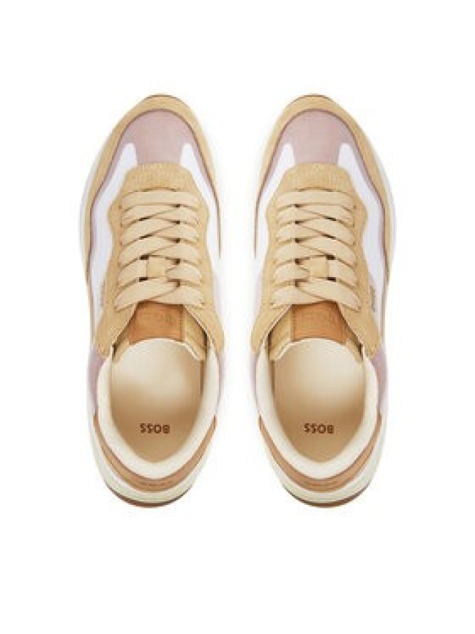 BOSS Sneakersy Skylar Runn 50541617 Beżowy