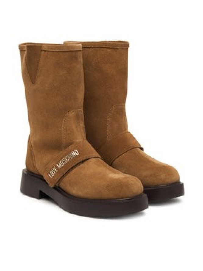LOVE MOSCHINO Botki JA24064G1PIG0210 Brązowy