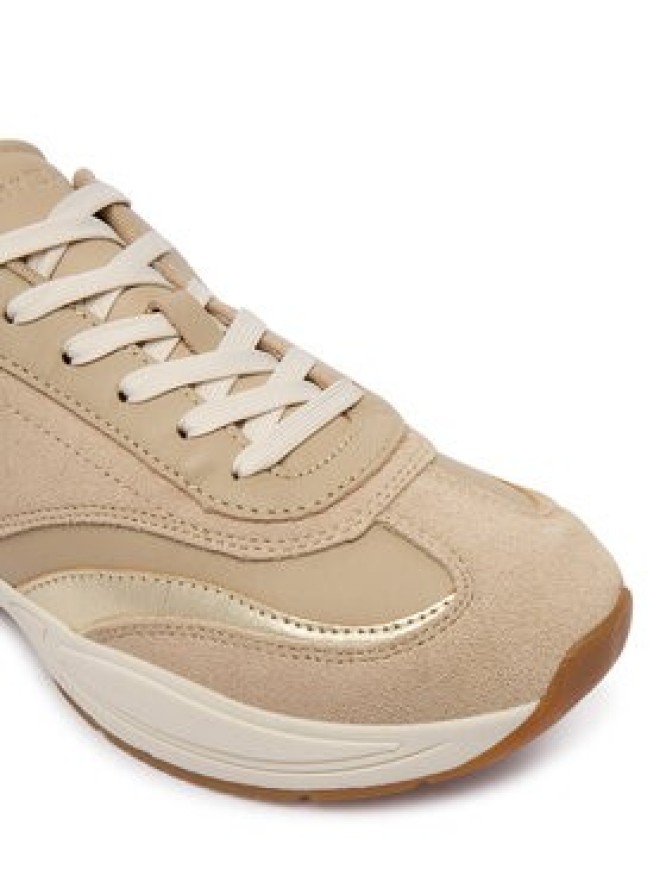 Tommy Hilfiger Sneakersy Th Modern Sporty Runner Leather FW0FW09590 Beżowy