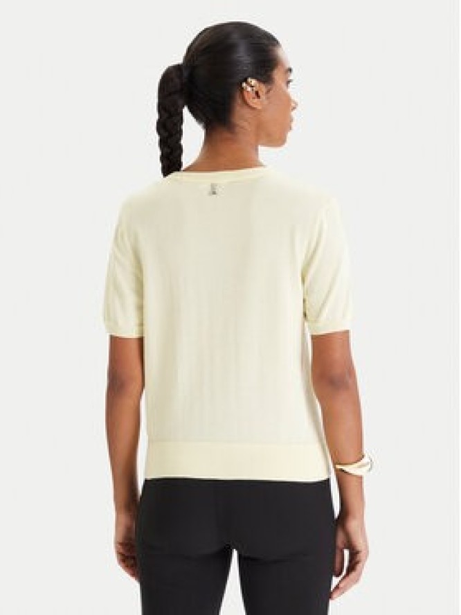 Patrizia Pepe Sweter 8K0409/K027-Y478 Żółty Regular Fit