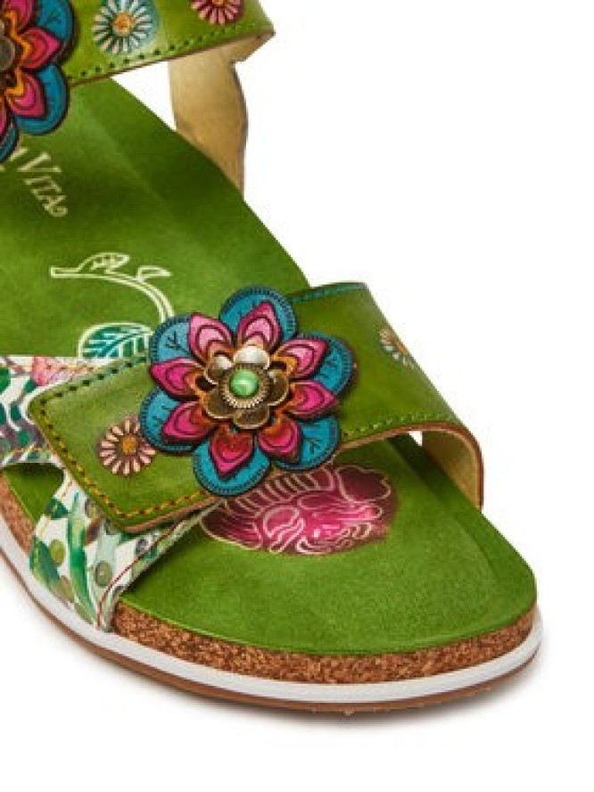 Laura Vita Sandały Brcyano 12 Zielony