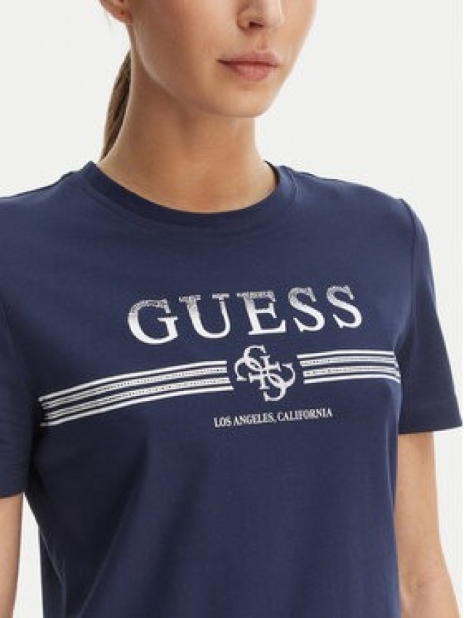 Guess T-Shirt V6GI07 K2968 Czarny Regular Fit