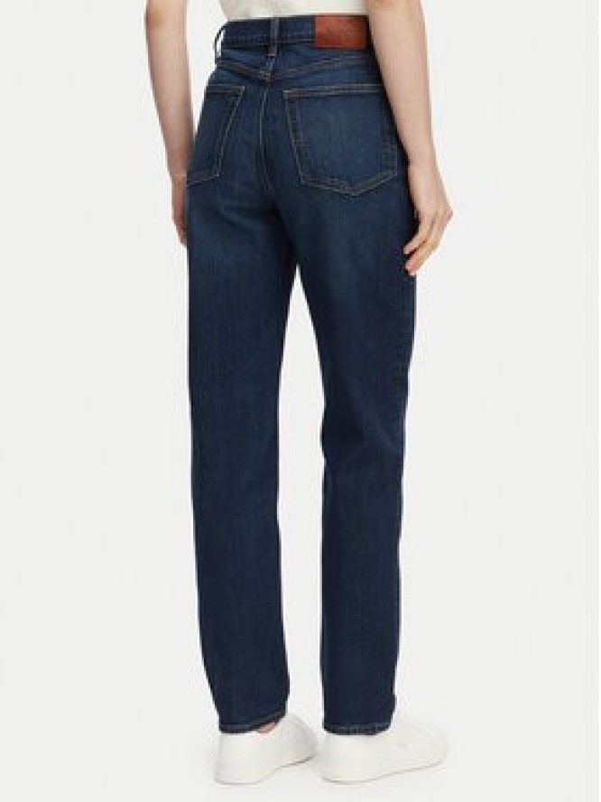 Calvin Klein Jeans Jeansy Thompson LV047D842G Granatowy Mom Fit