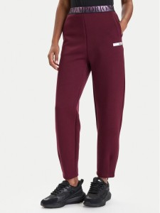 EA7 Emporio Armani Spodnie dresowe 7W000678 AF13151 M5064 Bordowy Regular Fit