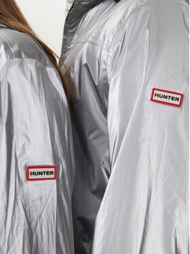 Hunter Kurtka przeciwdeszczowa HARU0008261 Srebrny Regular Fit