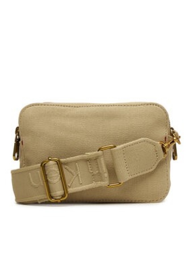 Calvin Klein Torebka Webbing Strap Canvas Camera Bag LV04F3385G Beżowy
