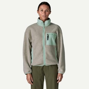 PATAGONIA Bluza damska W's Synch Jkt oatmeal heather w/thin ice-M