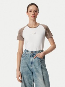 Guess Jeans T-Shirt W6YI04 K3637 Biały Regular Fit
