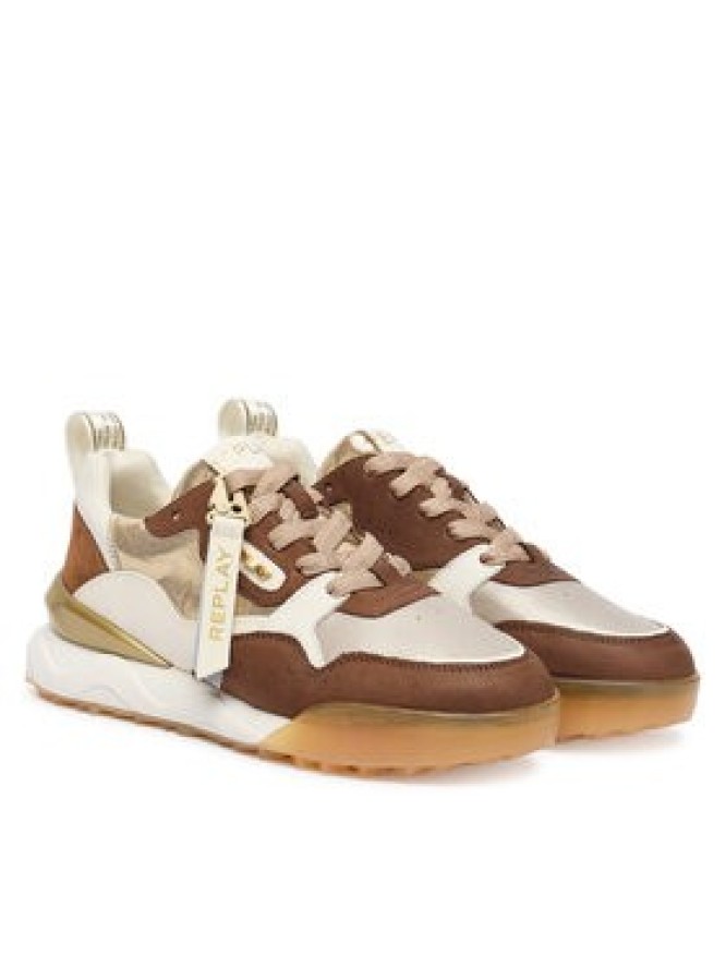 REPLAY Sneakersy Field W GWS9H .000.C0014L Złoty