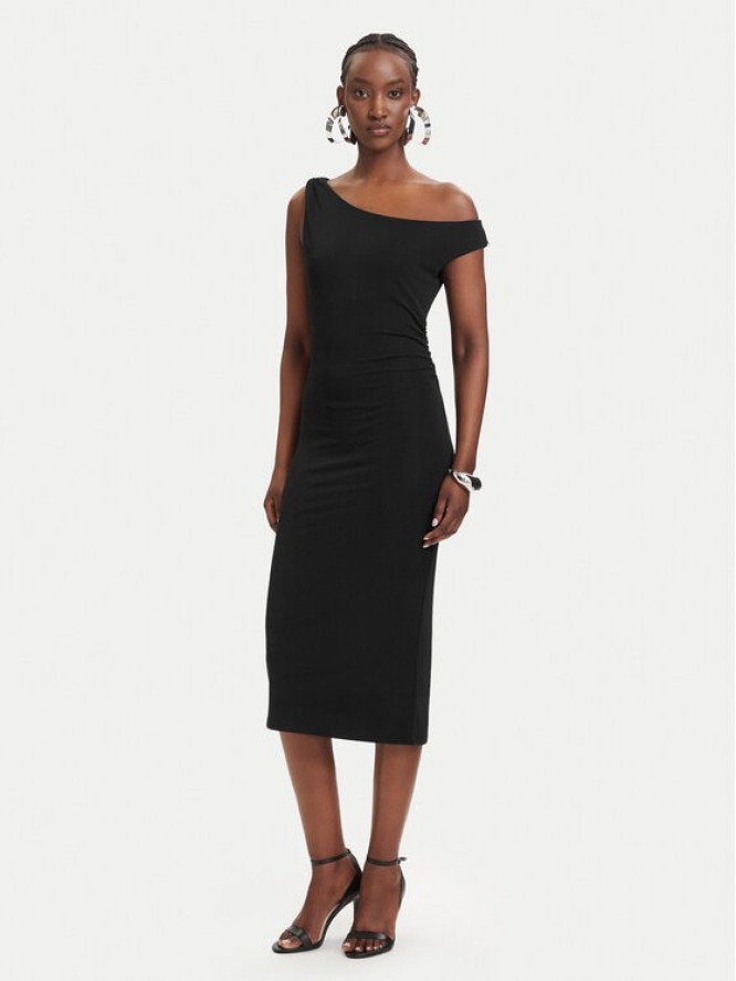 Patrizia Pepe Sukienka koktajlowa 2A3040/J333-K103 Czarny Regular Fit