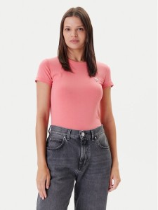 Guess T-Shirt W2YI44 J1314 Koralowy Regular Fit