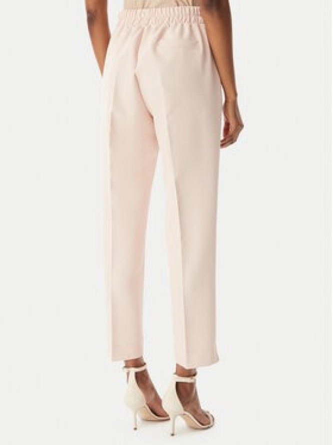 Maryley Spodnie materiałowe 26EB616/43PY Różowy jasny Regular Fit