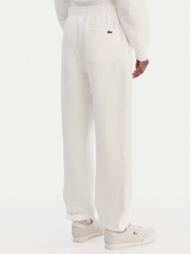 Lacoste Spodnie dresowe XF5244 Écru Regular Fit