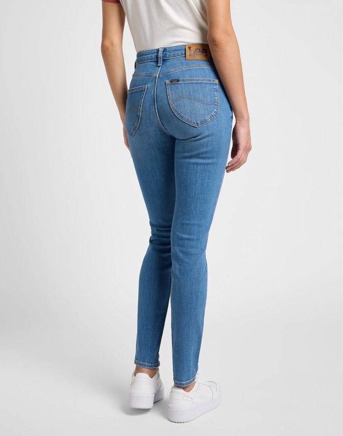 LEE DAMSKIE SPODNIE JEANSOWE SCARLETT HIGH OUTER LIMIT 112359639 L626016290