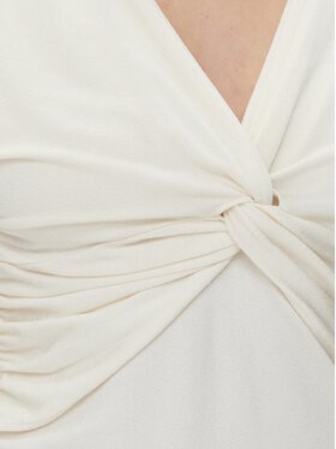 BOSS Bluzka Eulori 50534546 Beżowy Slim Fit