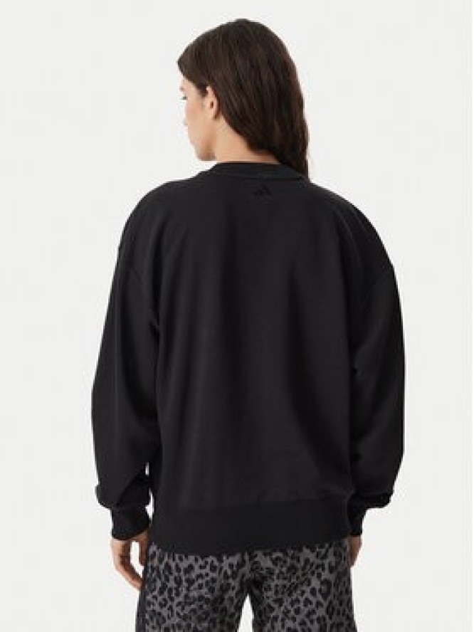 adidas Bluza Seasonal Essentials Stain V-Neck Sweatshirt KS2800 Czarny Regular Fit