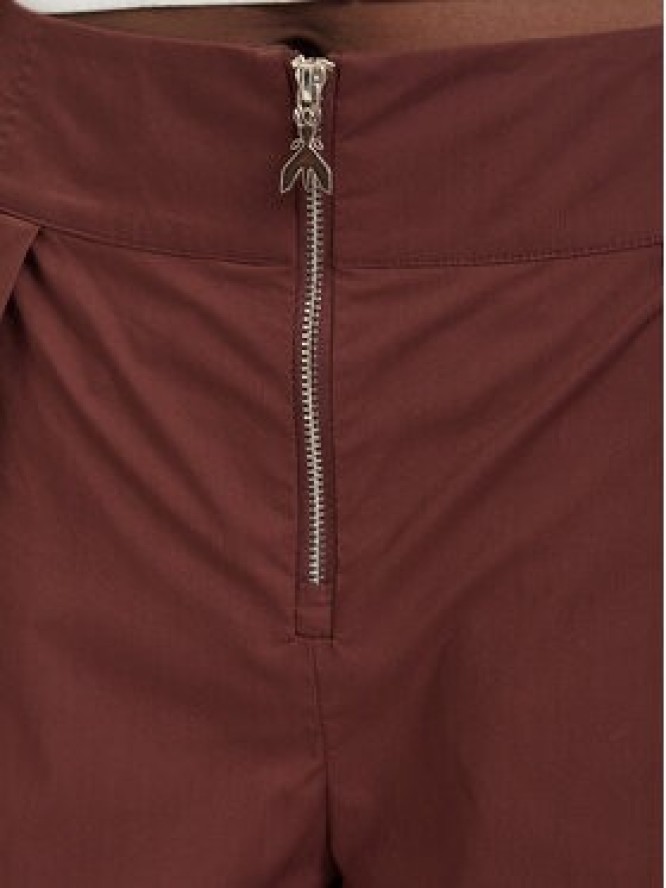 Patrizia Pepe Szorty materiałowe 2P1751/A9B9-B887 Brązowy ciemny Regular Fit