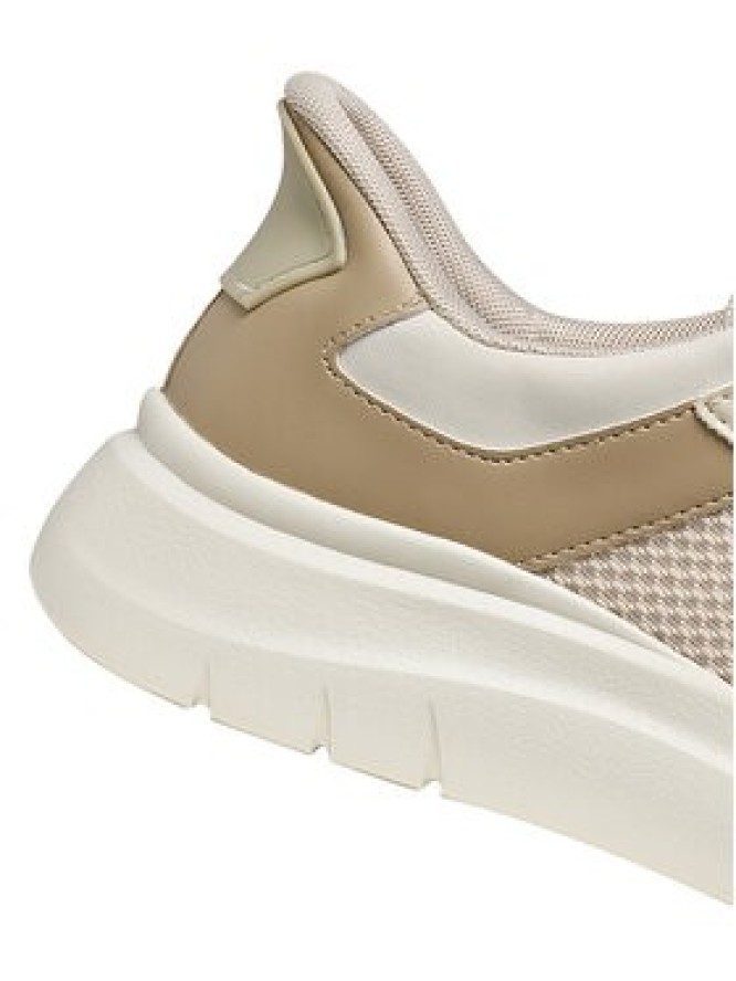 Geox Sneakersy D Plummery Plus D670JB 1402 C1S5K Kremowy