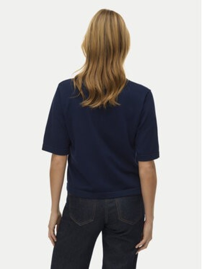 Vero Moda Sweter Silje 10320460 Granatowy Oversize