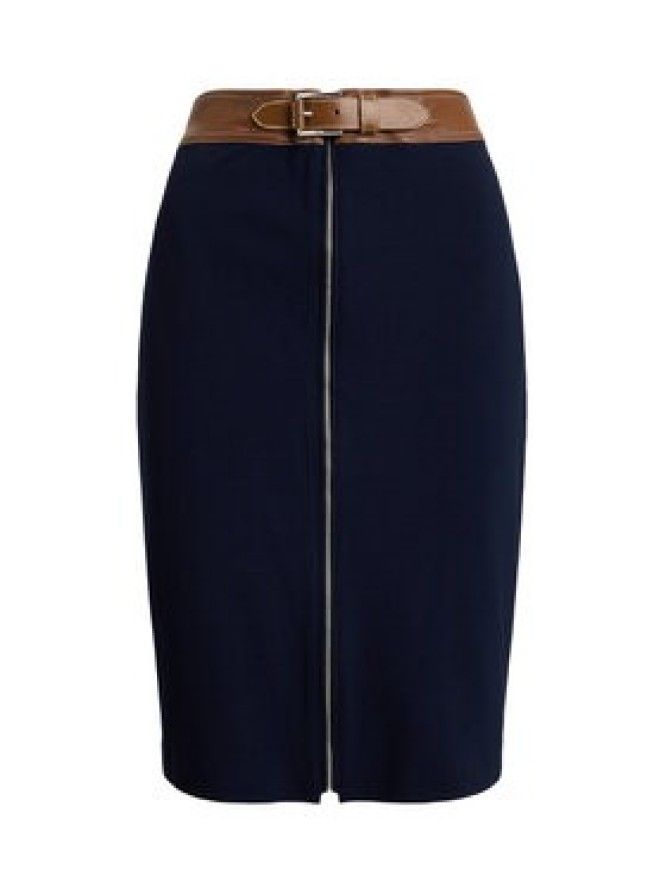LAUREN RALPH LAUREN Spódnica ołówkowa 200980024001 Granatowy Slim Fit